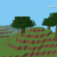 64 by 64 server icon showing the cropped grassy block landscape